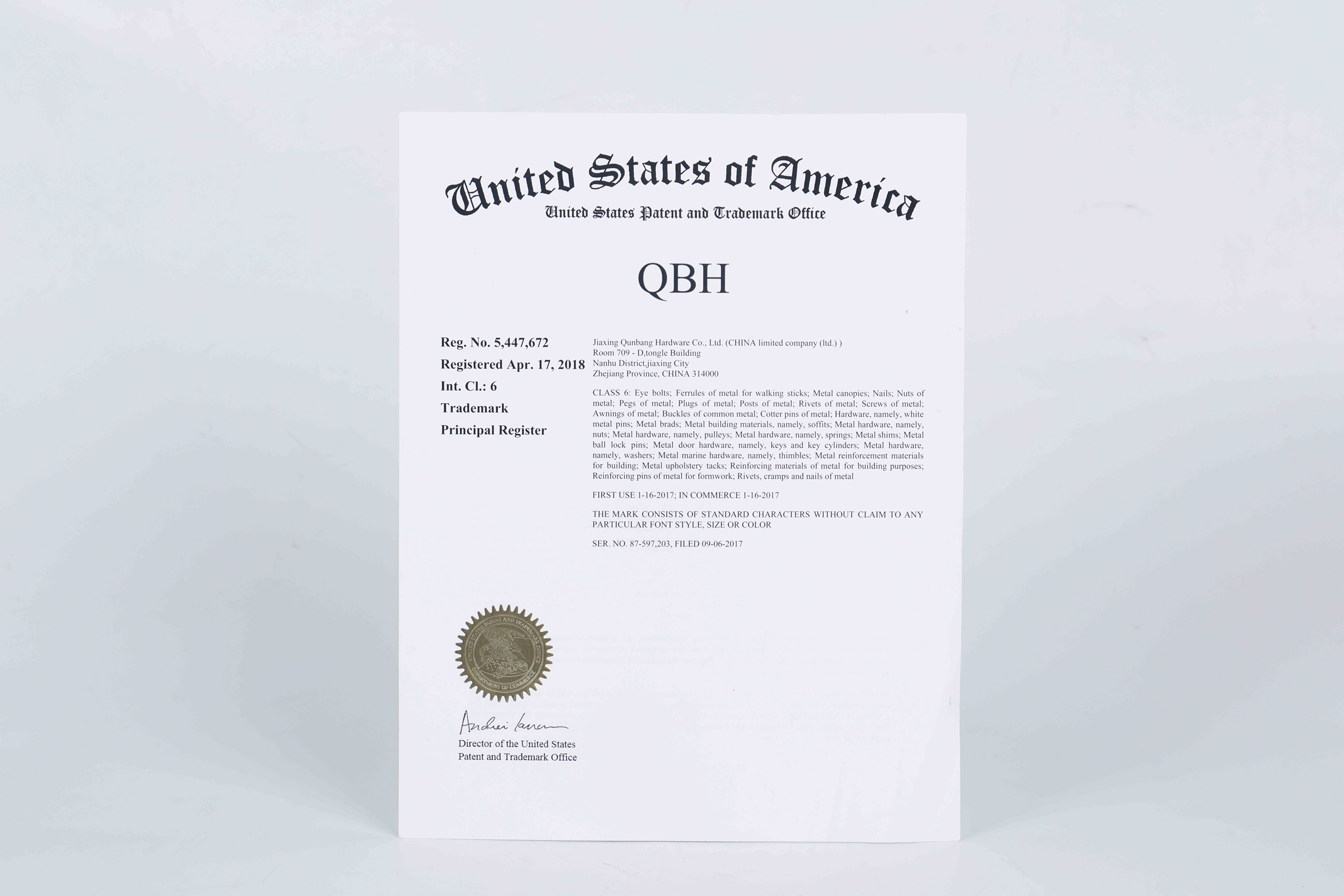 ochranná známka Spojených štátov amerických